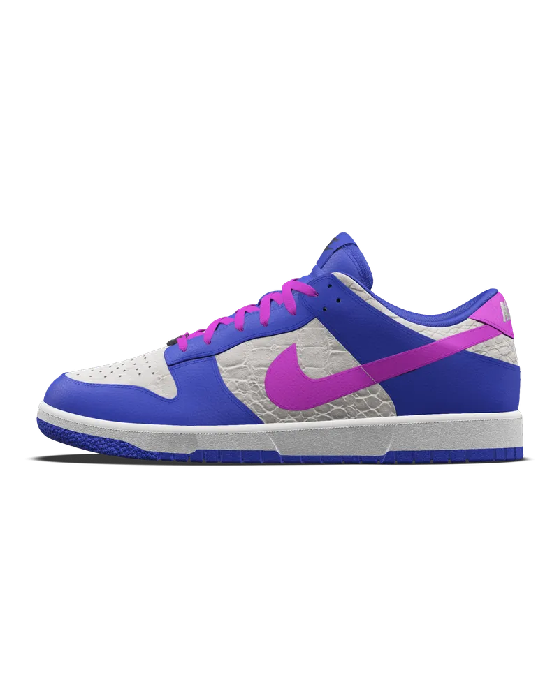 Nike Dunk Low Unlocked By You personalisierbarer Schuh - Blau Blau