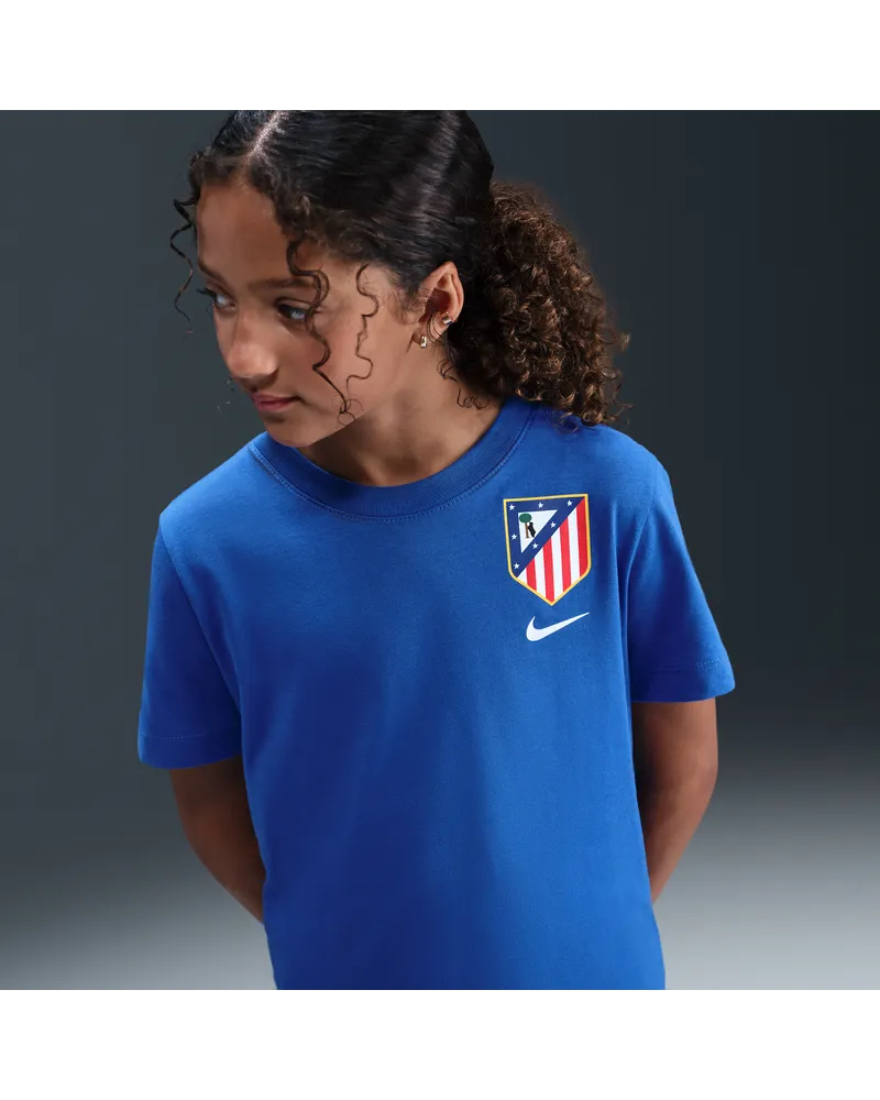 Nike Atlético Madrid  Fußball-T-Shirt für ältere Kinder - Blau Blau