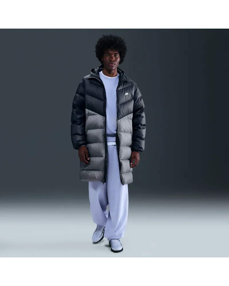 Nike Windrunner Daunenparka für Herren - Grau Grau