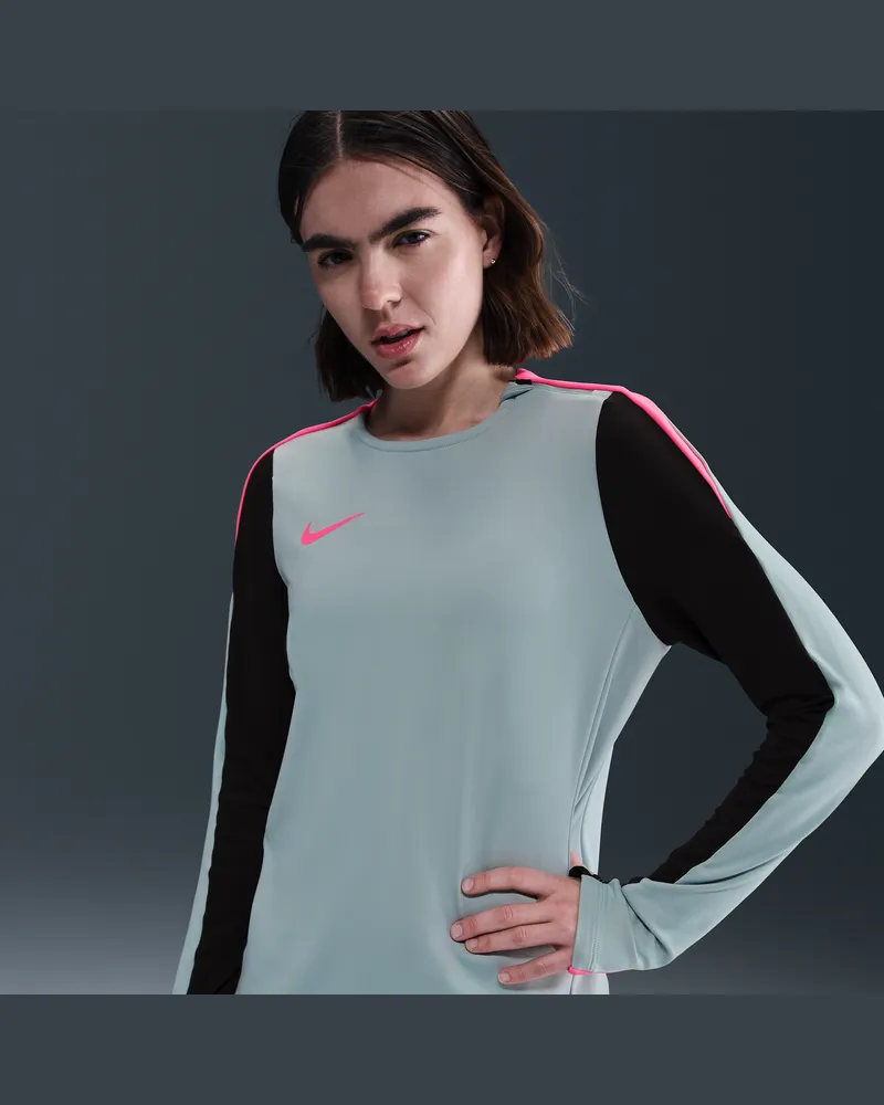 Nike Strike Dri-FIT-Fußballoberteil mit Rundhalsausschnitt für Damen - Grau Grau