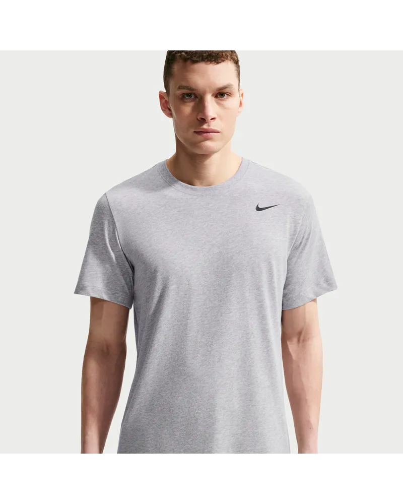 Nike Dri-FIT Fitness-T-Shirt für Herren - Grau Grau