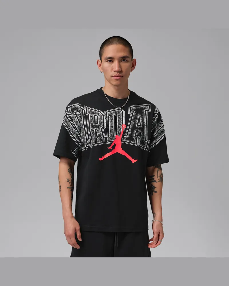 Jordan Men-T-Shirt mit Grafik - Schwarz Schwarz