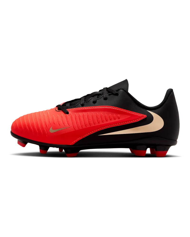 Nike Jr. Phantom 6 Low Club Fußballschuh für verschiedene Böden (ältere Kinder) - Rot Rot