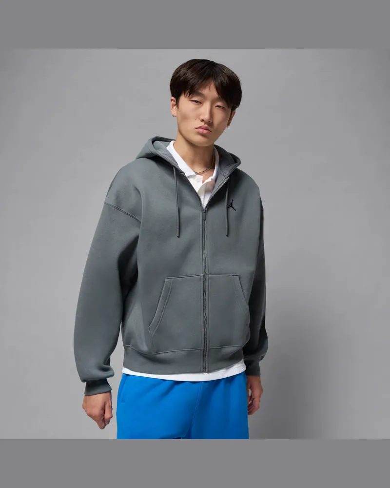 Jordan Brooklyn Fleece Oversized Kapuzenjacke (Herren) - Grau Grau