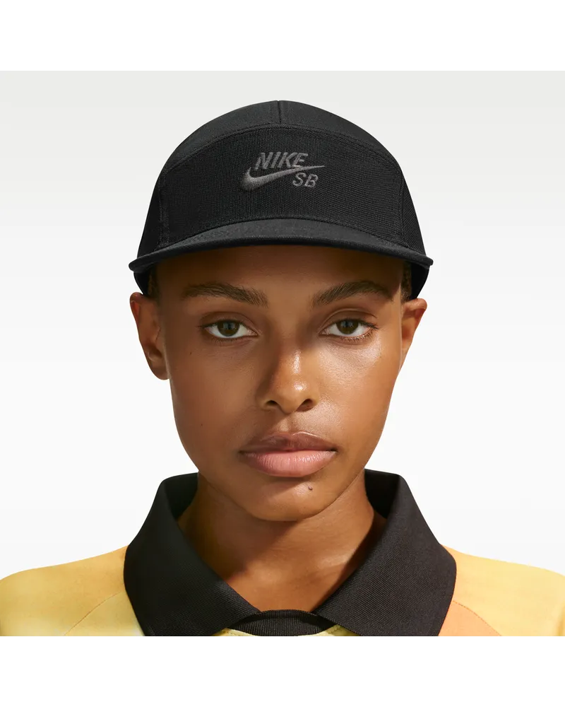 Nike SB Fly unstrukturierte Skateboard-Cap - Schwarz Schwarz
