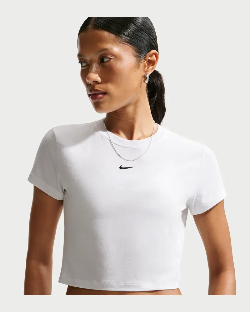 Nike Chill Knit Kurz-T-Shirt (Damen) - Weiß Weiß