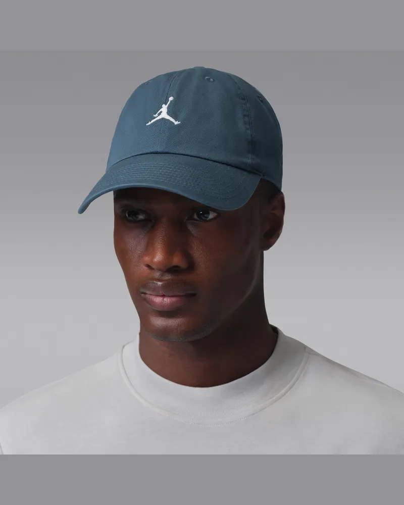 Jordan Club unstrukturierte Cap mit gebogenem Schirm - Blau Blau