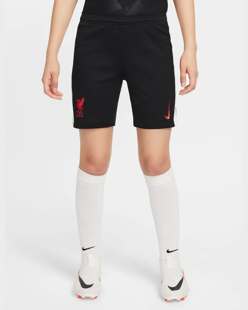 Nike FC Liverpool 2024/25 Stadium Third  Replika-Fußballshorts mit Dri-FIT-Technologie (ältere Kinder) - Schwarz Schwarz
