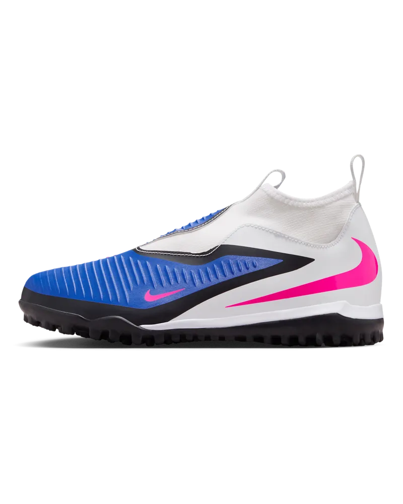 Nike Jr. Phantom 6 High Academy Fußballschuh für Turf (ältere Kinder) - Blau Blau