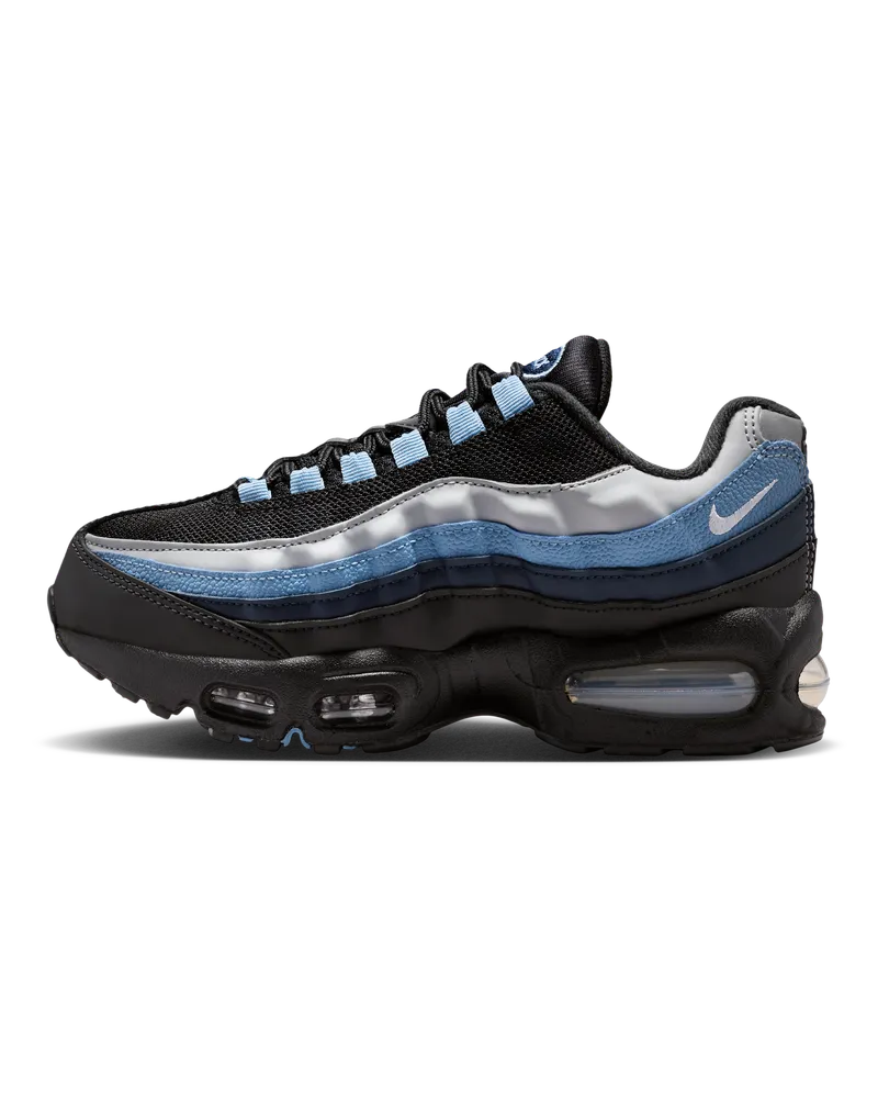 Nike Air Max 95 "Big Bubble" Schuh (ältere Kinder) - Schwarz Schwarz