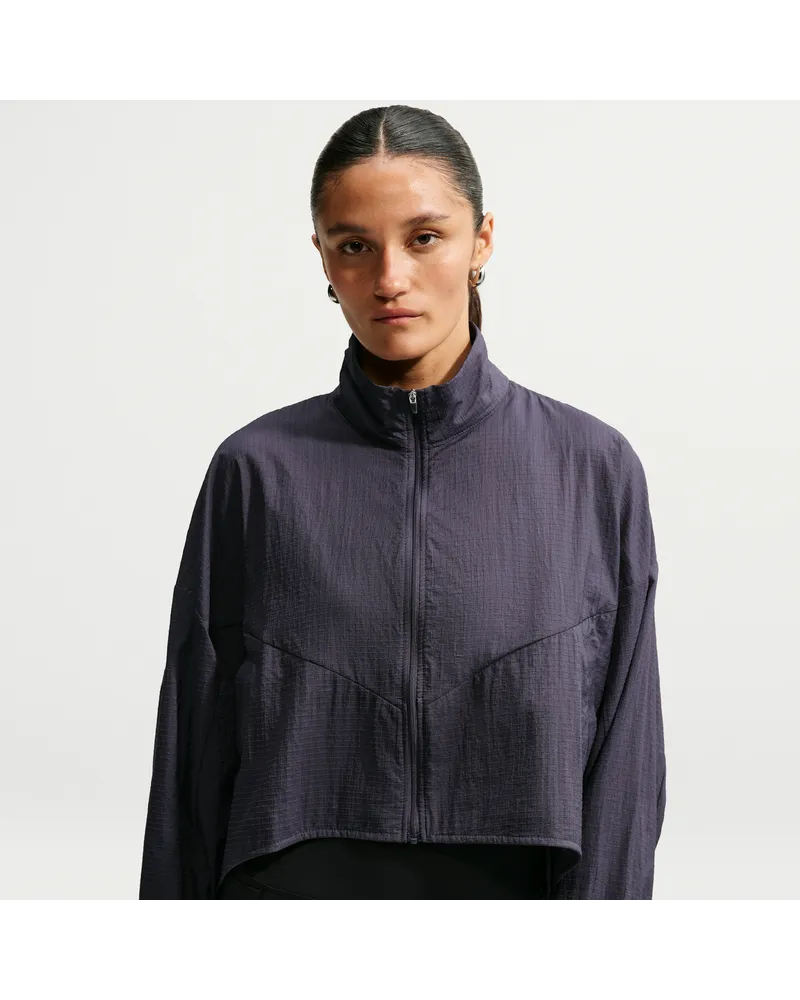 Nike leichte Oversize-Ripstop-Jacke (Damen) - Grau Grau