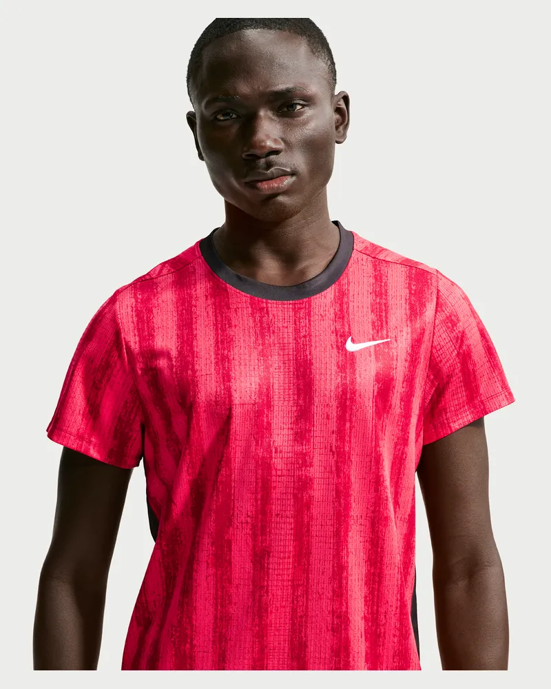 Nike Court Victory Dri-FIT Tennisoberteil für Herren - Rot Rot