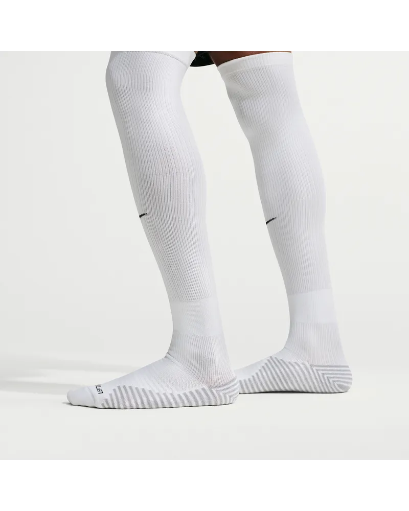 Nike Dri-FIT Strike kniehohe Fußballsocken - Weiß Weiß