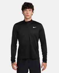 Nike Pacer Dri-FIT-Laufoberteil mit Halbreißverschluss für Herren - Schwarz Schwarz