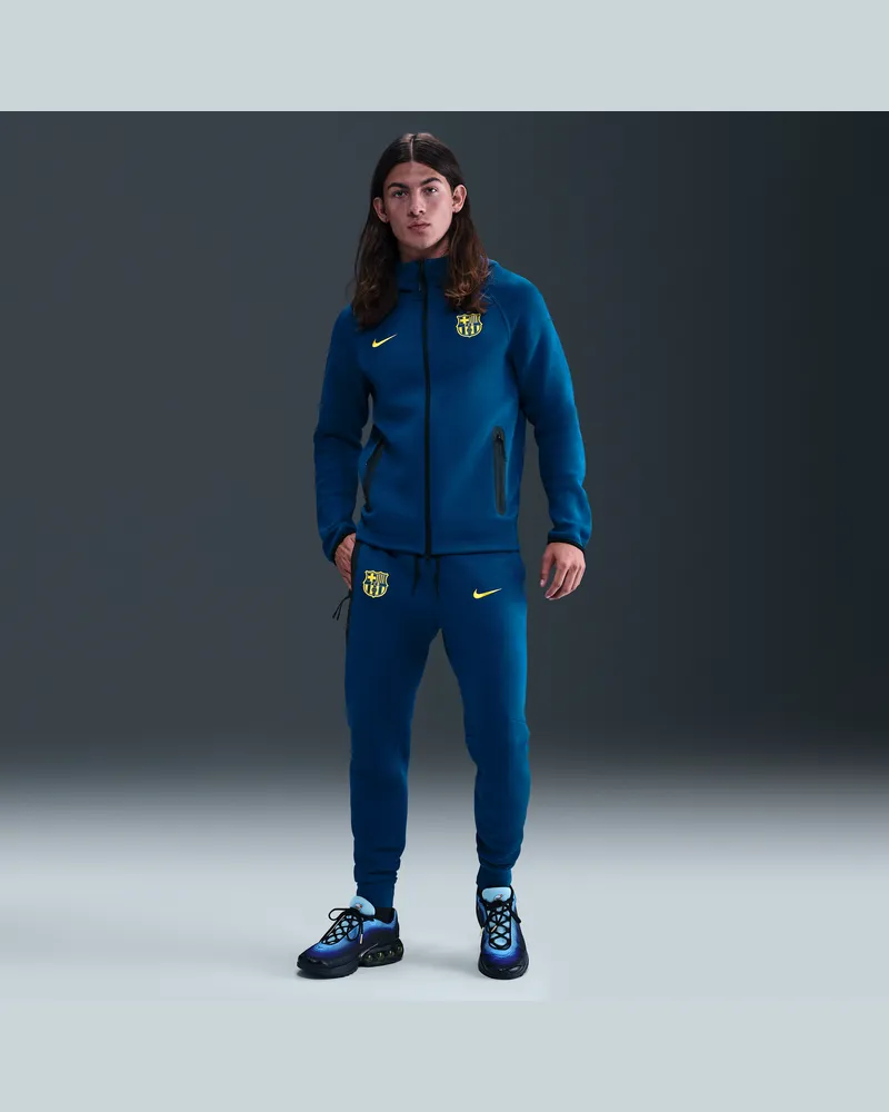 Nike FC Barcelona Tech Fourth  Football Fleece Jogger (Herren) - Blau Blau