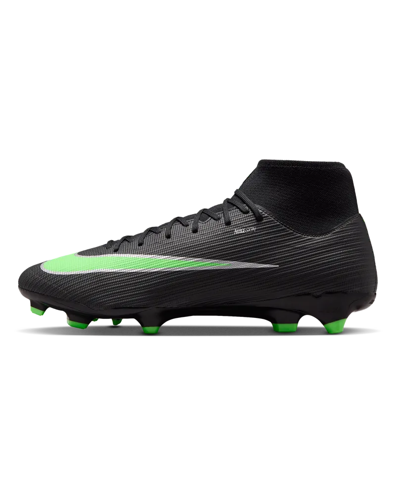 Nike Mercurial Superfly 11 Academy High-Top-Fußballschuh für verschiedene Böden - Schwarz Schwarz