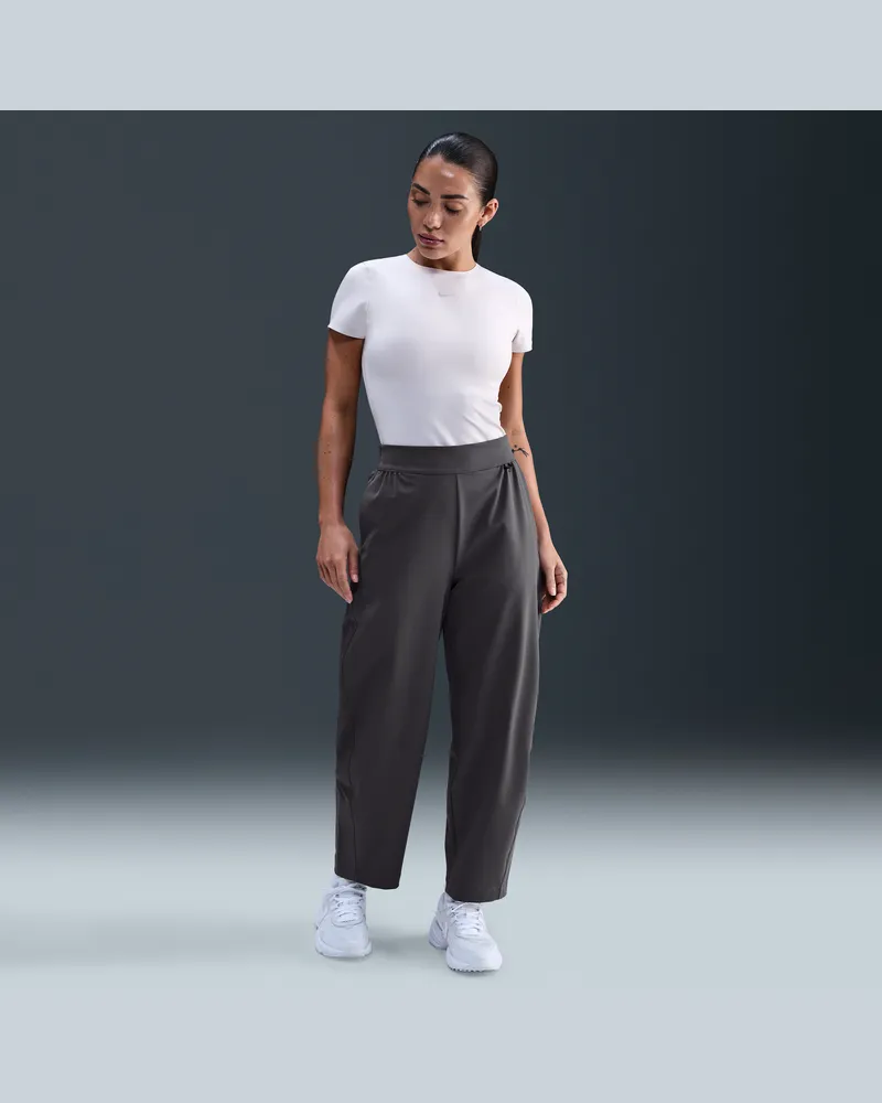 Nike 24.7 PerfectStretch Dri-FIT Barrel-Hose mit hohem Bund (Damen) - Grau Grau