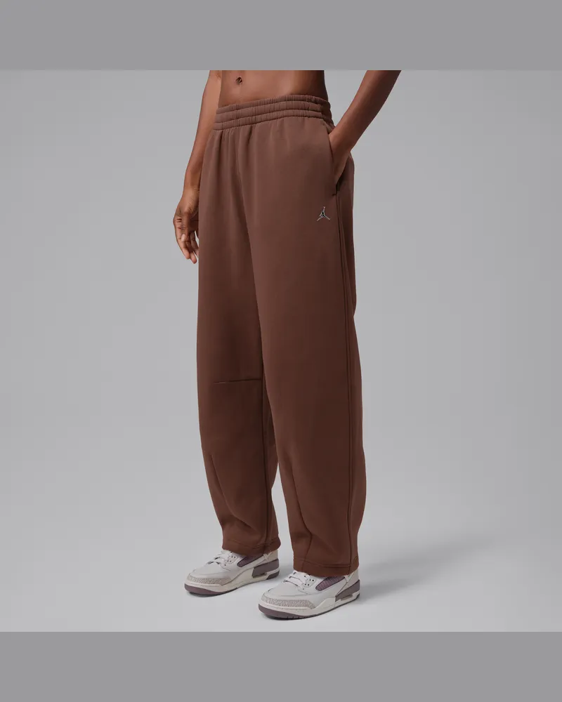 Jordan Brooklyn Damenhose mit weitem Bein - Braun Braun