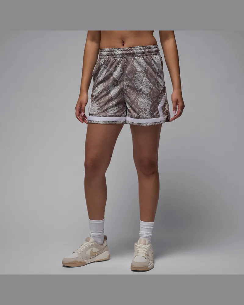 Jordan Sport Diamond Shorts mit Print (ca. 10 cm) (Damen) - Grau Grau