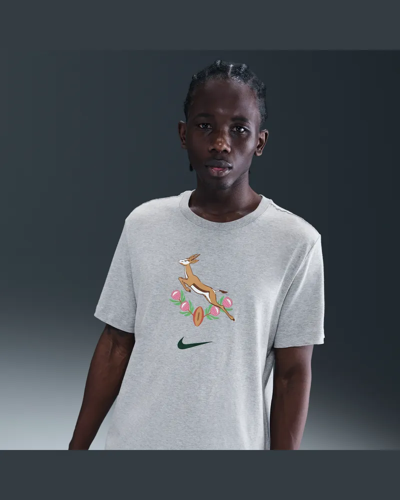 Nike Springboks  Rugby-T-Shirt (Herren) - Grau Grau