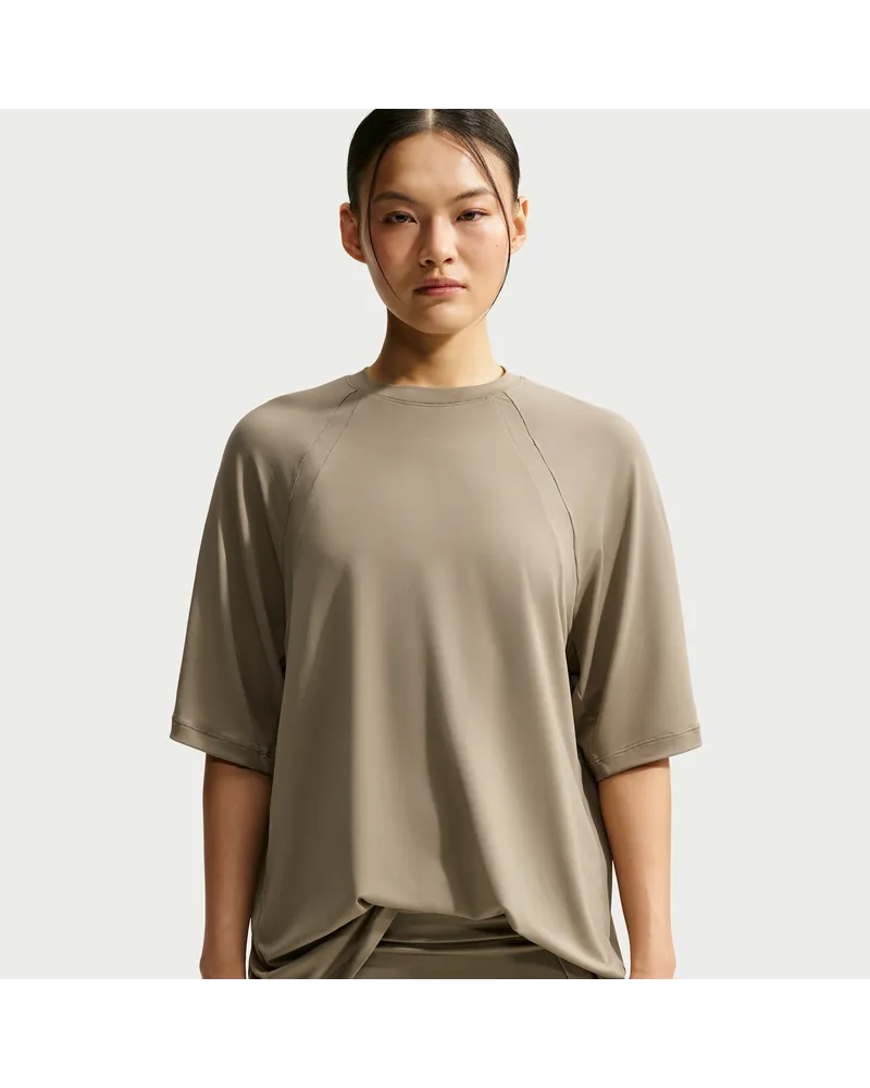 Nike SKIMS Airy Oversize-T-Shirt für Damen - Braun Braun