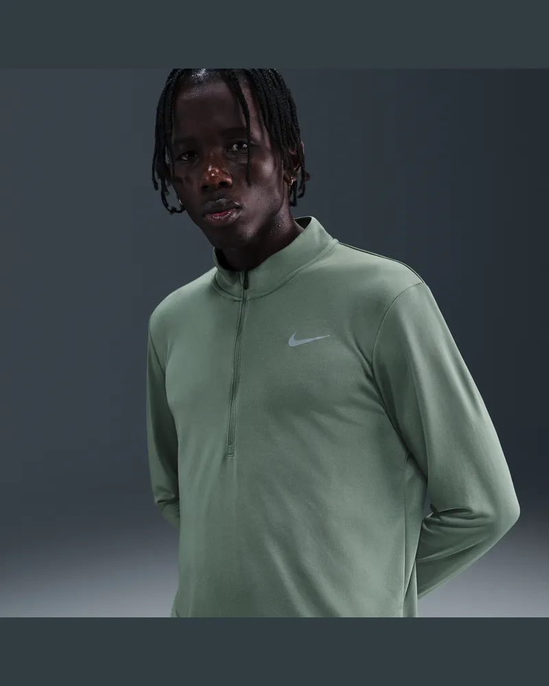 Nike Pacer Dri-FIT-Laufoberteil mit Halbreißverschluss für Herren - Grau Grau