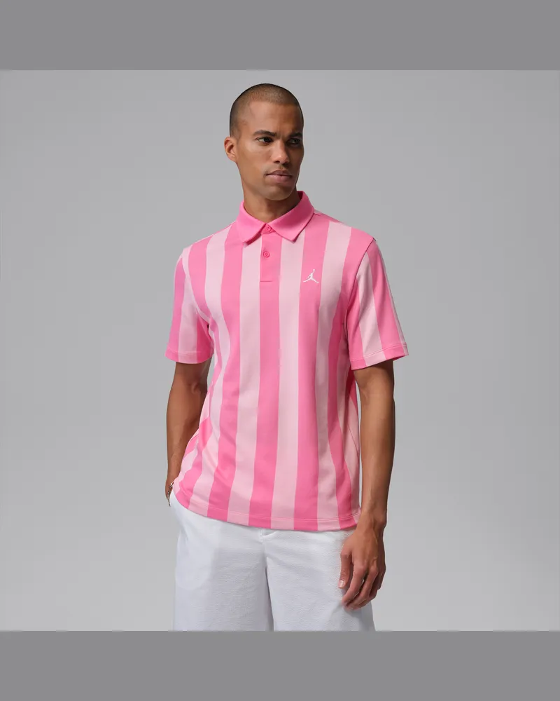Jordan Sport Dri-FIT Golf-Poloshirt mit Print (Herren) - Pink Pink
