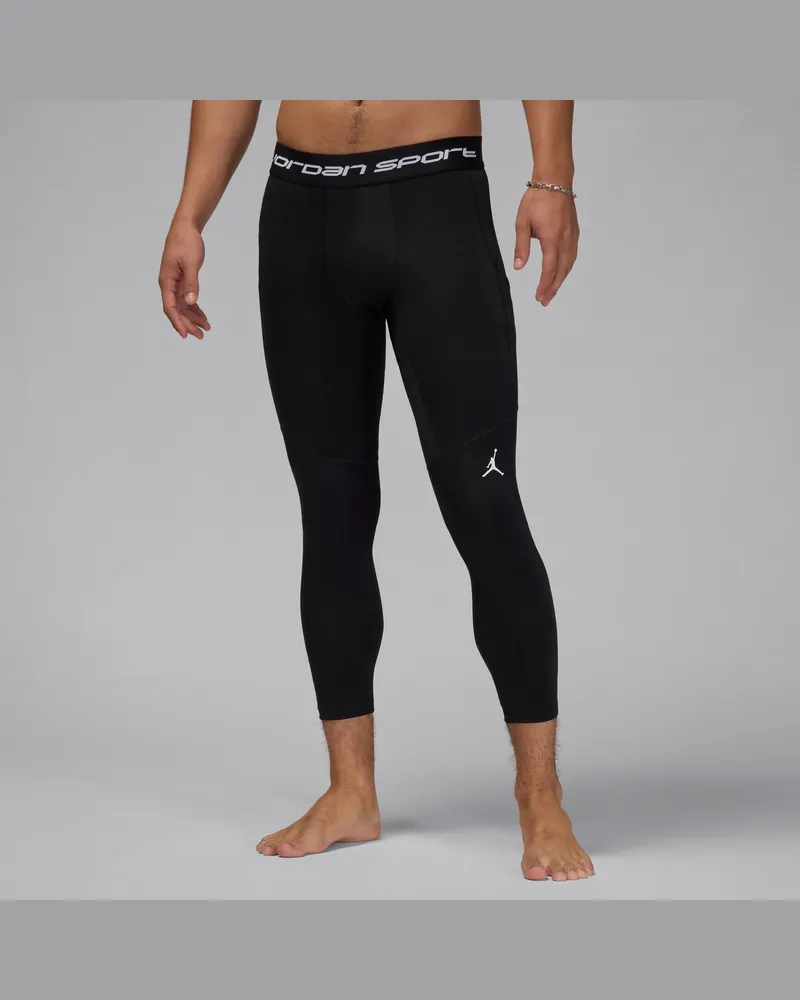 Jordan Sport Dri-FIT Tights in 3/4-Länge (Herren) - Schwarz Schwarz