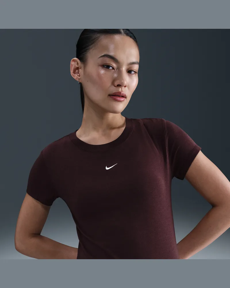 Nike Sportswear Chill Knit Damen-T-Shirt - Rot Rot