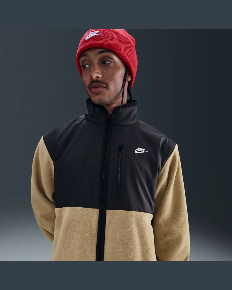Nike Sportswear Club Winterized Herrenjacke mit durchgehendem Reißverschluss - Braun Braun