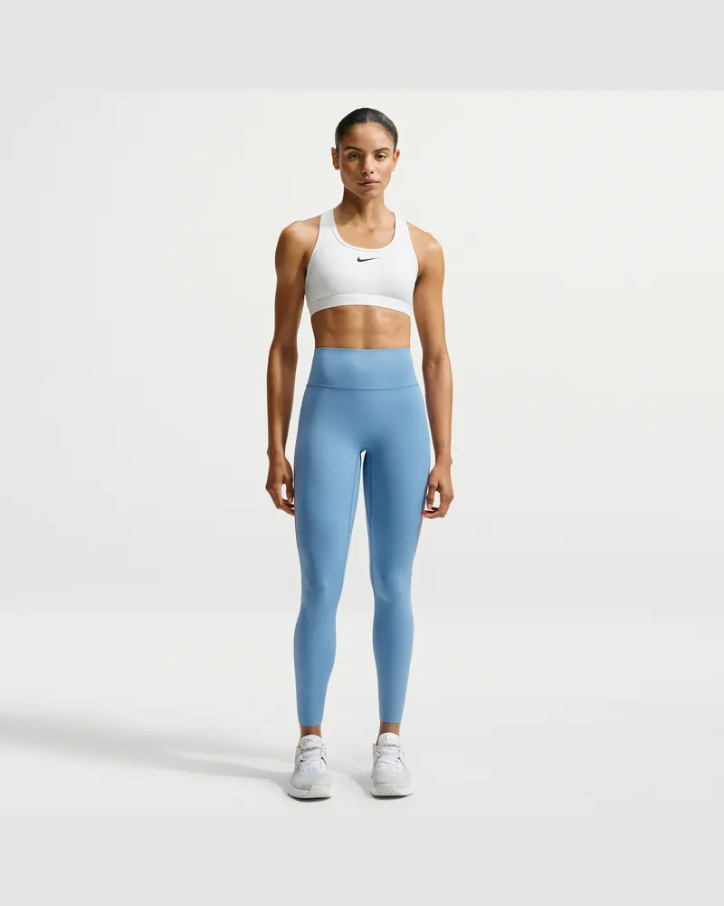 Nike Universa 7/8-Mesh-Leggings mit hohem Bund (Damen) - Blau Blau