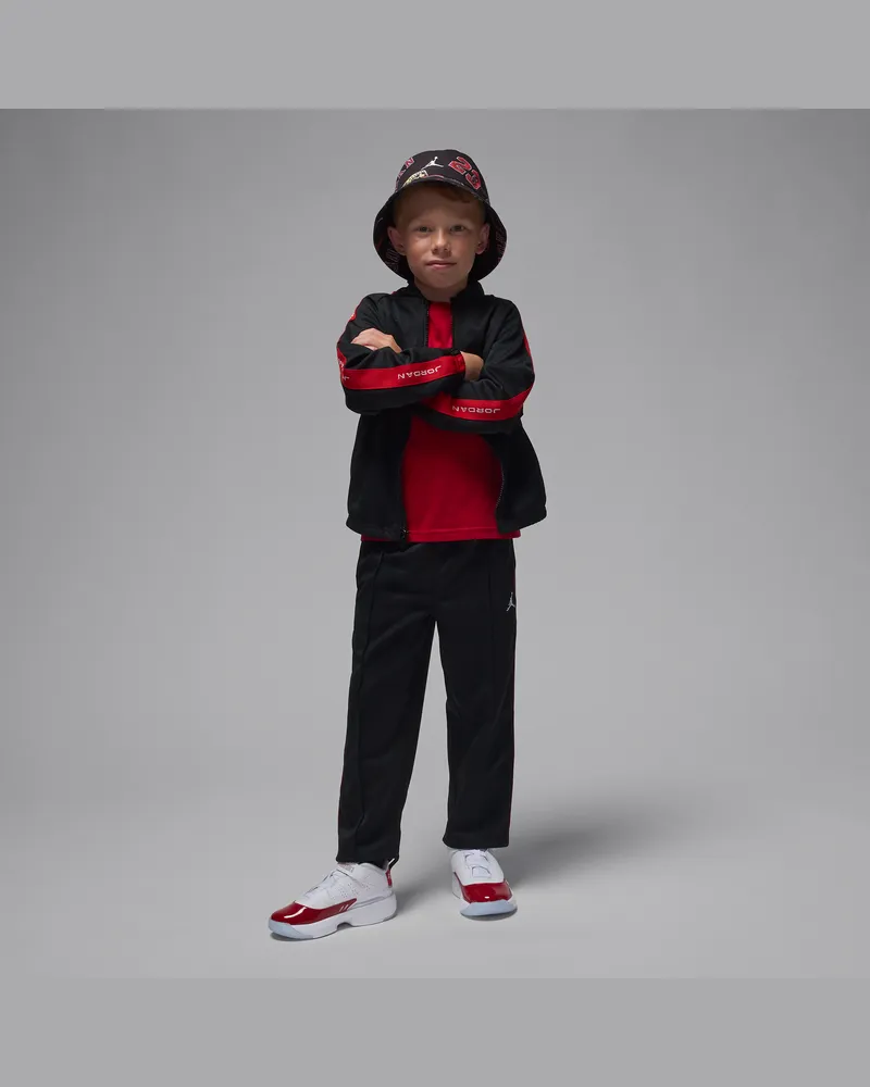 Jordan Essentials Track-Jacket (jüngere Kinder) - Schwarz Schwarz