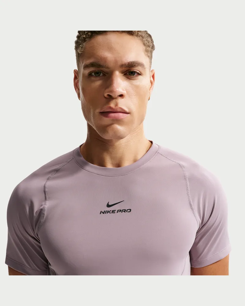 Nike Pro Training Dri-FIT Kurzarmshirt (Herren) - Grau Grau