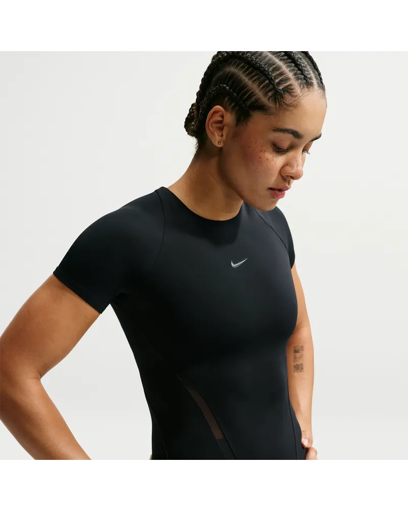 Nike Universa Dri-FIT Kurzarm-Oberteil (Damen) - Schwarz Schwarz