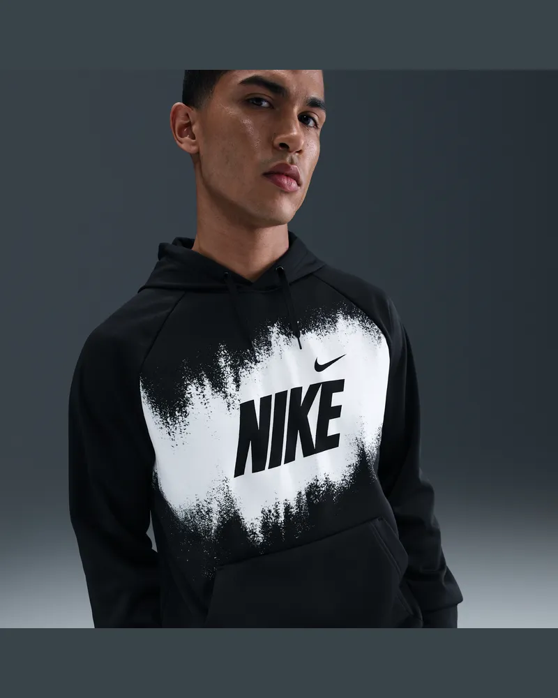 Nike Therma-FIT Fleece-Hoodie für Herren - Schwarz Schwarz