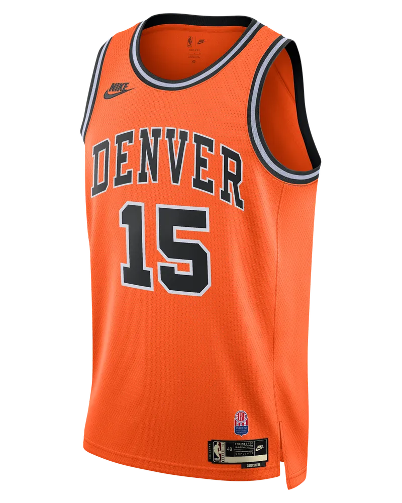 Nike Nikola Jokić Denver Nuggets Hardwood Classics Dri-FIT Basketball-Swingman-Trikot (Herren) - Orange Orange
