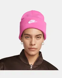 Nike Peak Tall Futura Beanie mit hohem Bündchen - Rot Rot