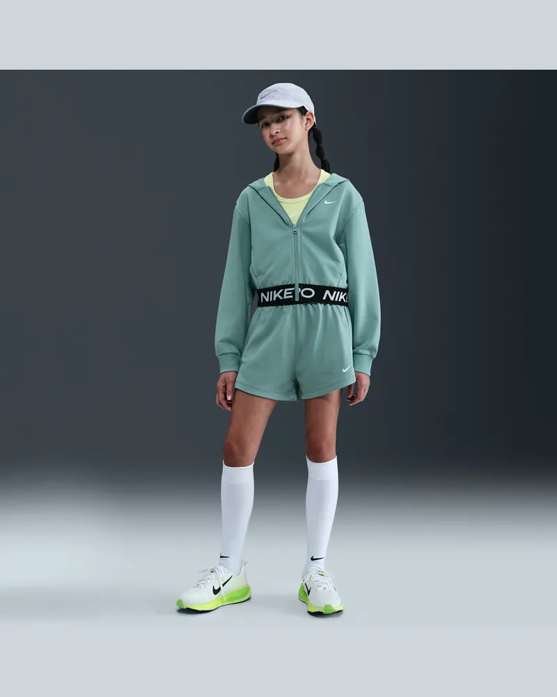 Nike Pro Fleece Dri-FIT-Shorts (ältere Kinder, Mädchen) - Grün Grün