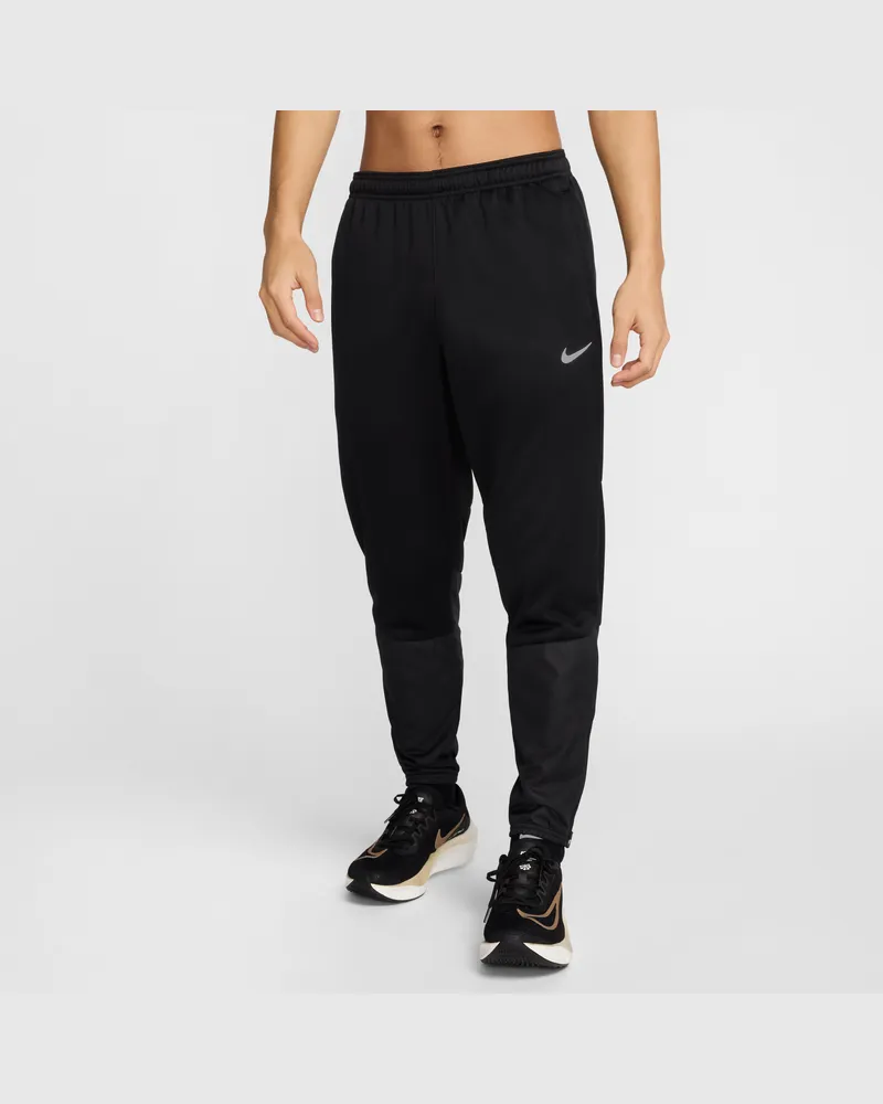 Nike Sphere Challenger wasserabweisende Therma-FIT-Laufjacke (Herren) - Schwarz Schwarz