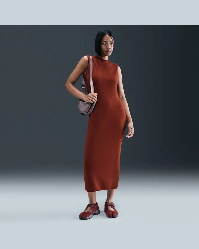 Nike Wool Classics Strickkleid - Rot Rot