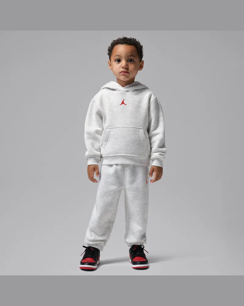 Jordan Brooklyn Fleece 2-teiliges Hoodie-Set (Kleinkinder) - Grau Grau