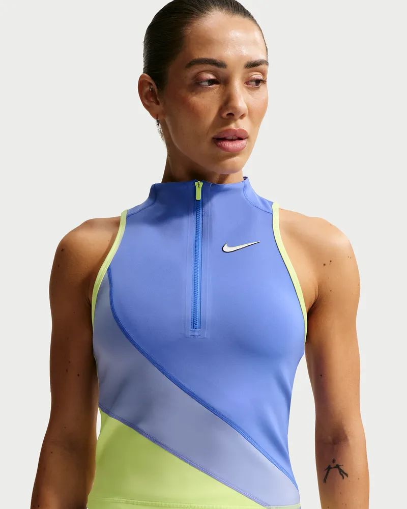 Nike Court Slam Dri-FIT Tennis-Tanktop (Damen) - Blau Blau
