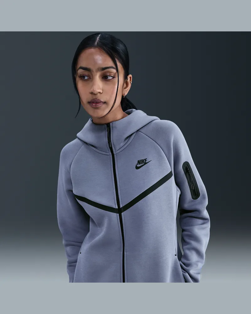 Nike Sportswear Tech Fleece Windrunner Kapuzenjacke (Damen) - Blau Blau