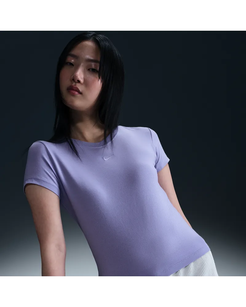 Nike Sportswear Chill Knit Damen-T-Shirt - Lila Lila