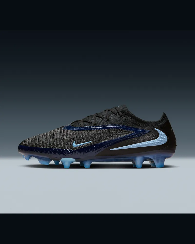 Nike Phantom 6 Low Elite Fußballschuh für normalen Rasen - Schwarz Schwarz