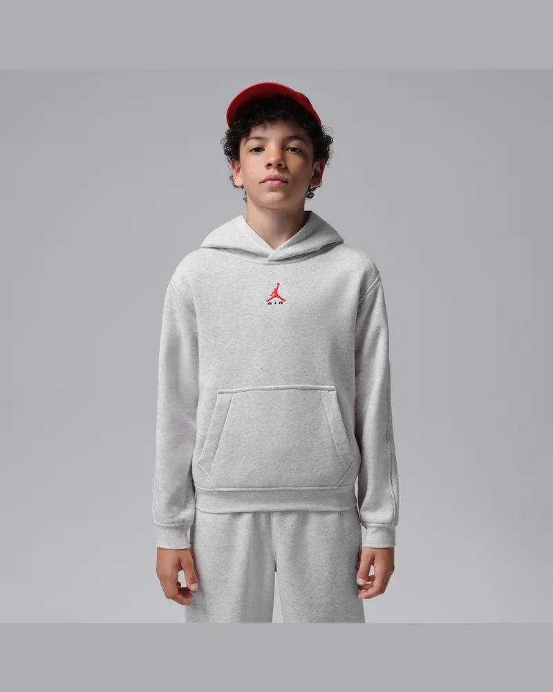 Jordan Brooklyn Fleece-Hoodie (ältere Kinder) - Grau Grau