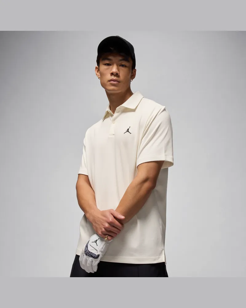 Jordan Sport Golf-Poloshirt mit Dri-Fit-Technologie (Herren) - Weiß Weiß