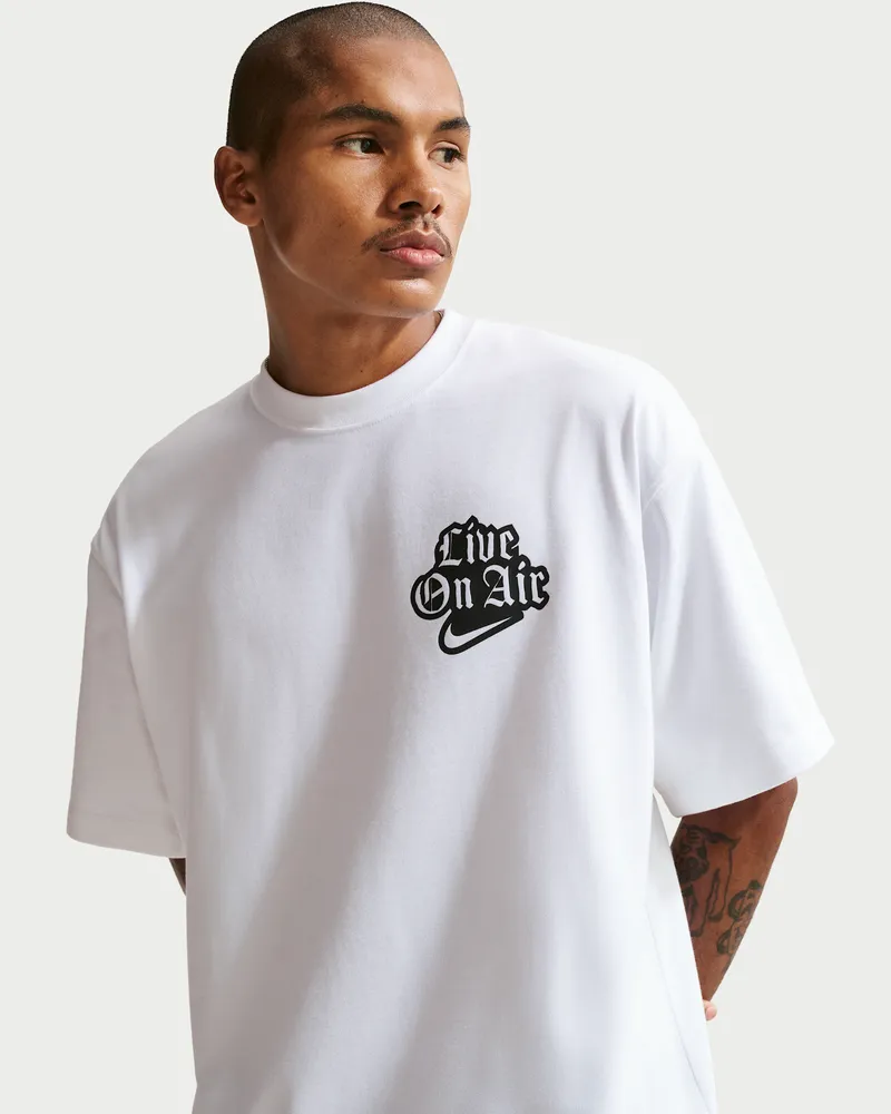 Nike Solo Swoosh T-Shirt (Herren) - Weiß Weiß