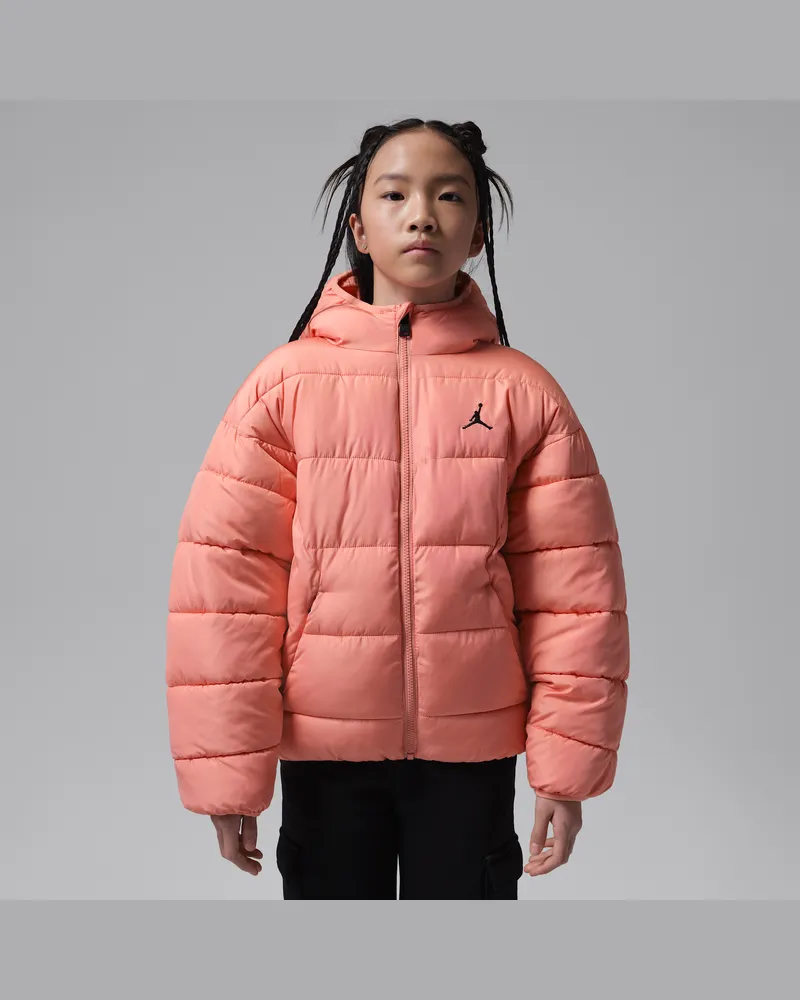 Jordan Brooklyn Puffer-Jacke (ältere Kinder) - Orange Orange