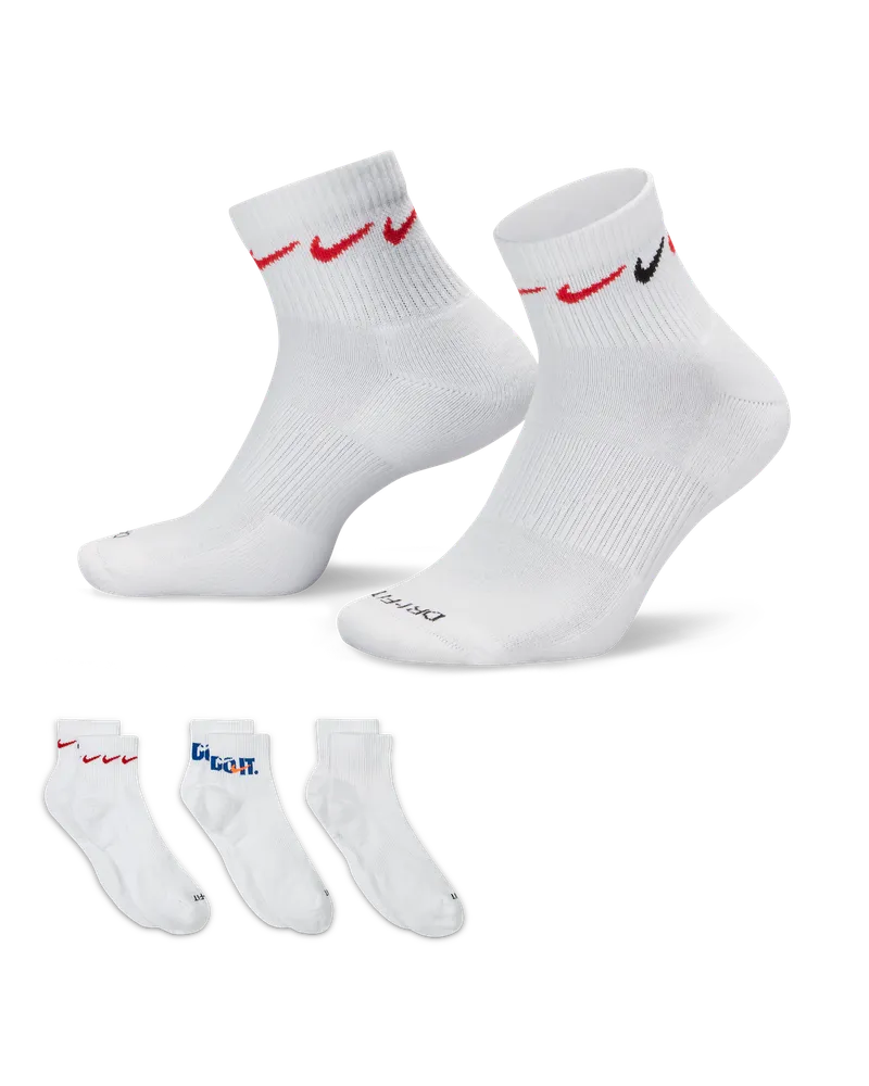 Nike Everyday Plus Cushioned Trainings-Knöchelsocken (3 Paar) - Multi-Color Multi-color